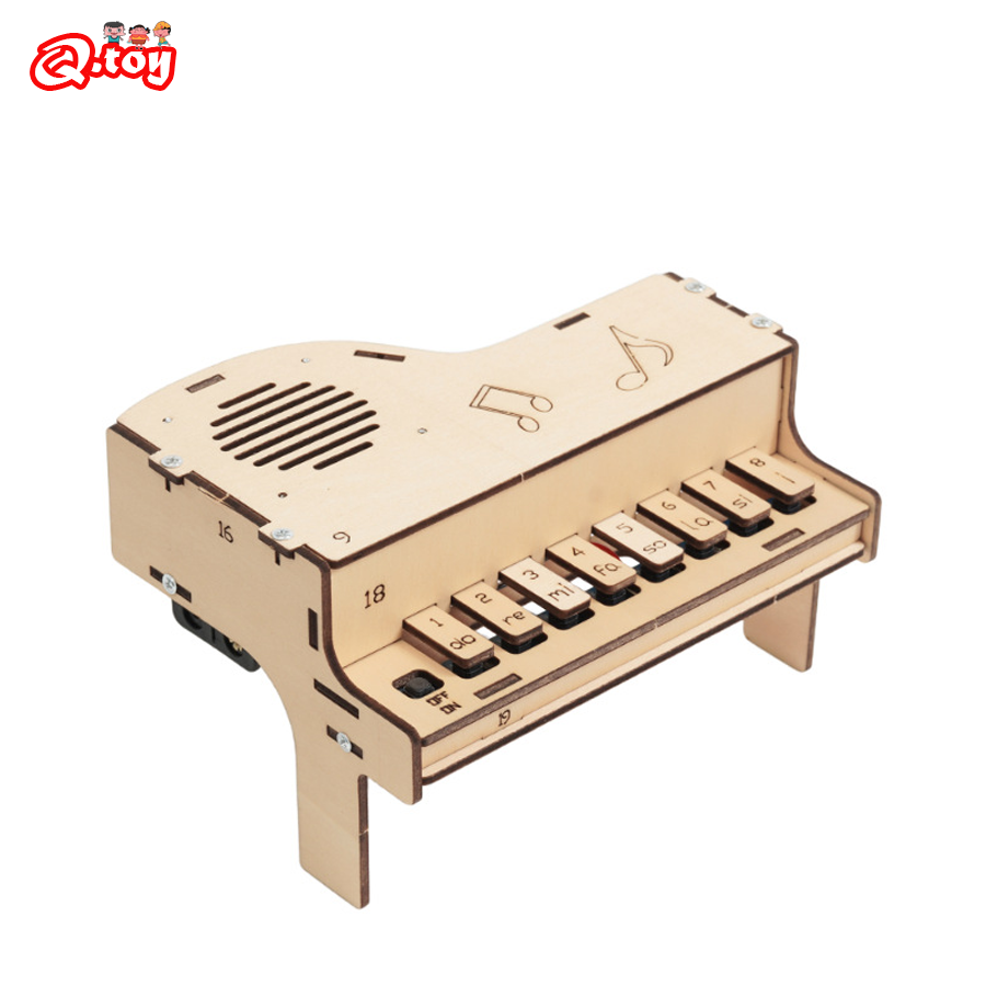 Diy Electronics Kids - DIY Houten Elektronische Piano Model Tiener