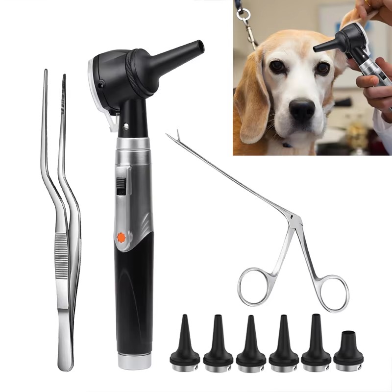 Crocodile Clip Set - Medische Dierenarts Dierlijke Oor Endoscoop Oorsmeer