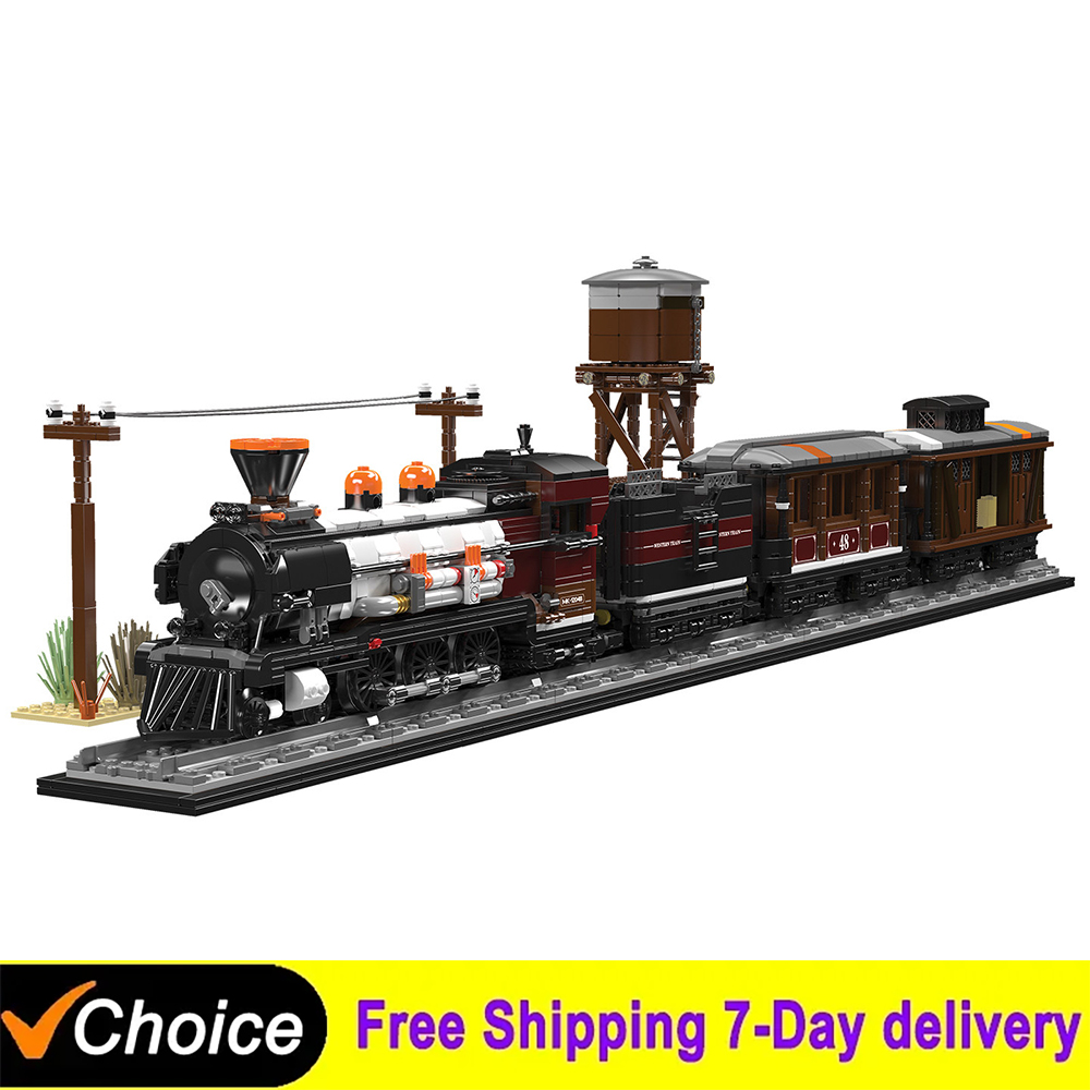 Diy Lego Electronics - MO2462Pcs Technische Trein De Westerse treinen