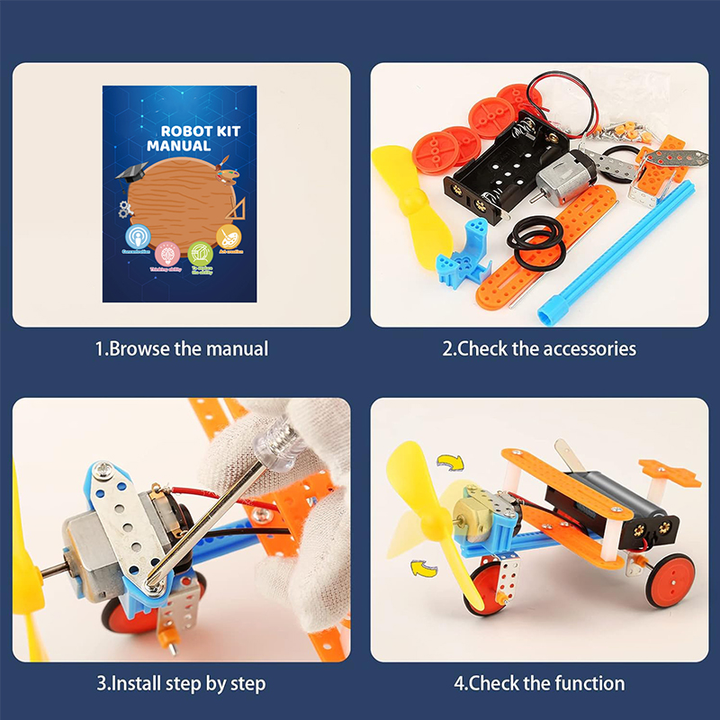 6 Set Robotics Kit Wetenschaps - Diy Electronics Kids recensie en prijs