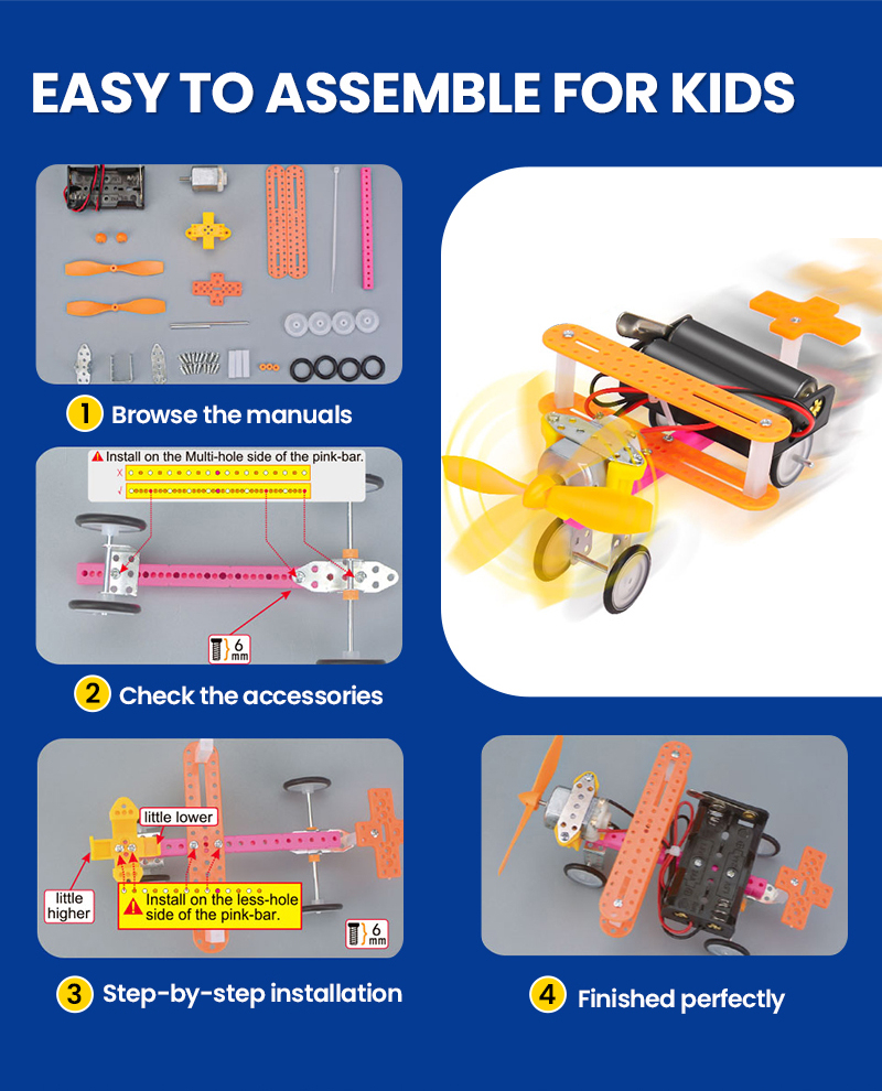 6 Set Robotics Kit Wetenschaps - Diy Electronics Kids recensie en prijs