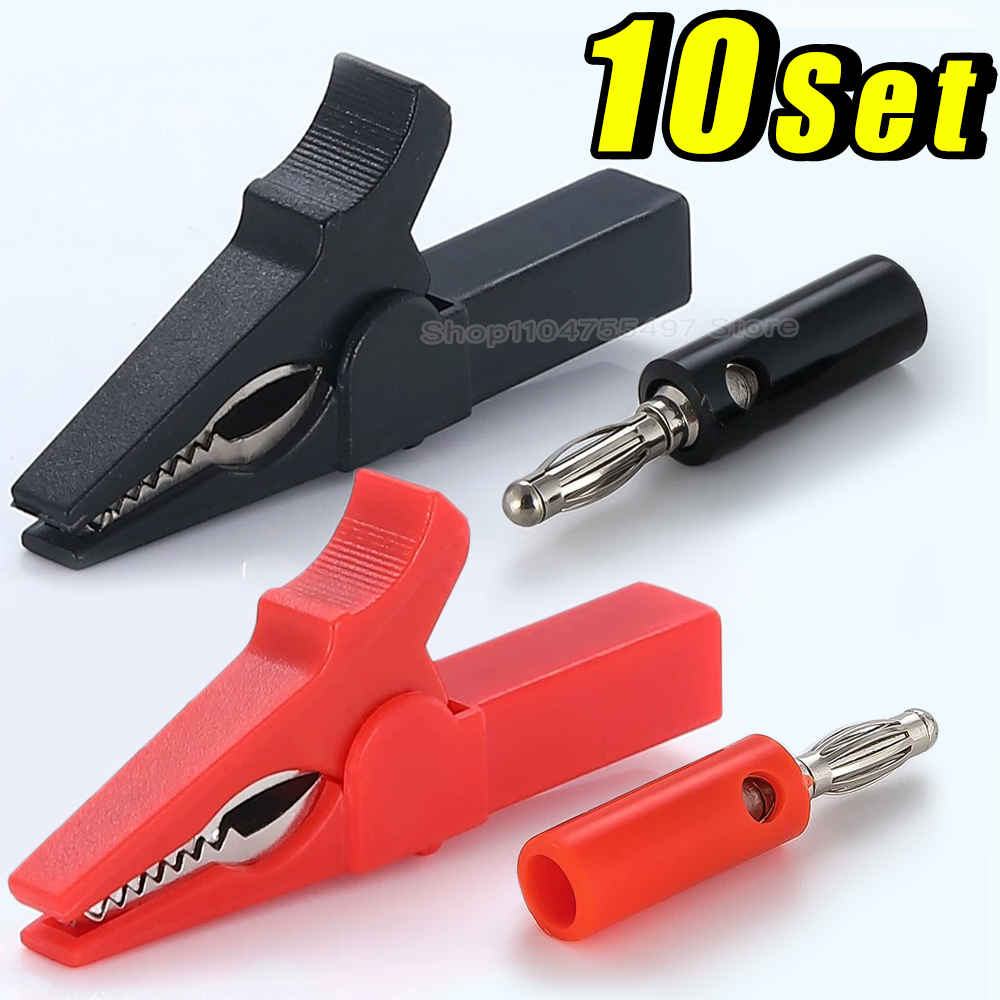 Krokodillenklem met bananenste - Crocodile Clip Set recensie en prijs