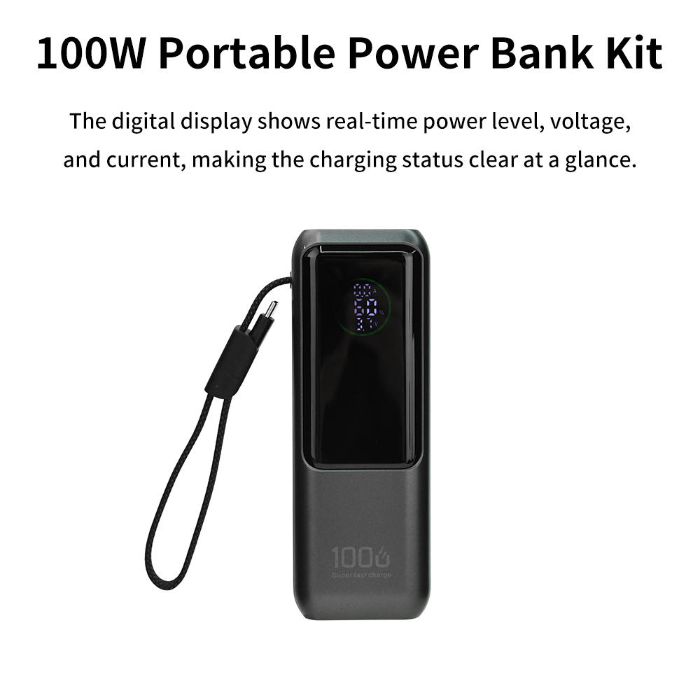 PD 100W Snellaad Powerbank Kit - Diy Electronics Com recensie en prijs