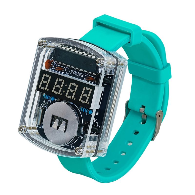 2X DIY LED horloge elektronisc - Diy Electronics Watch recensie en prijs