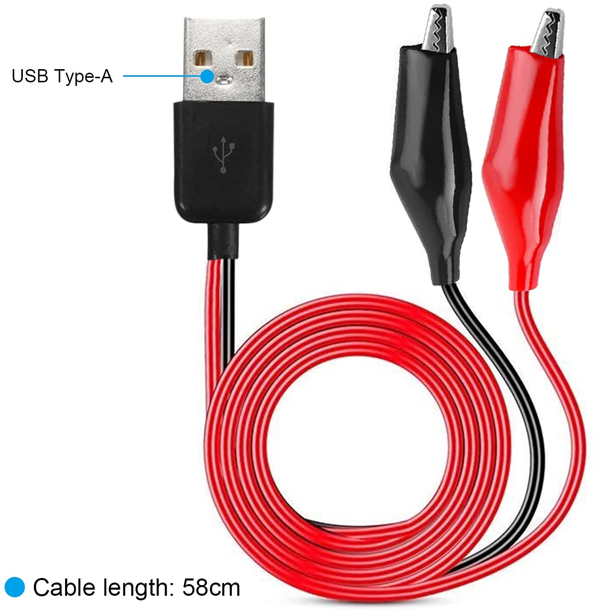 Krokodillenklem naar USB, krok - Crocodile Clip Set recensie en prijs