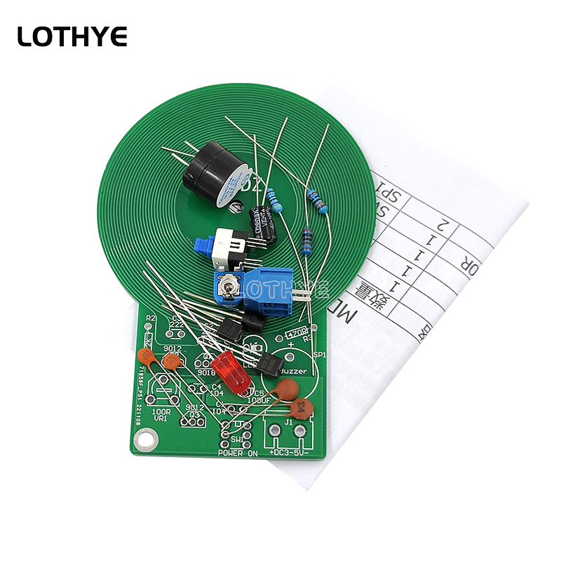 DC 3 V-5 V Metaaldetector Kit  - Diy Electronics Com recensie en prijs