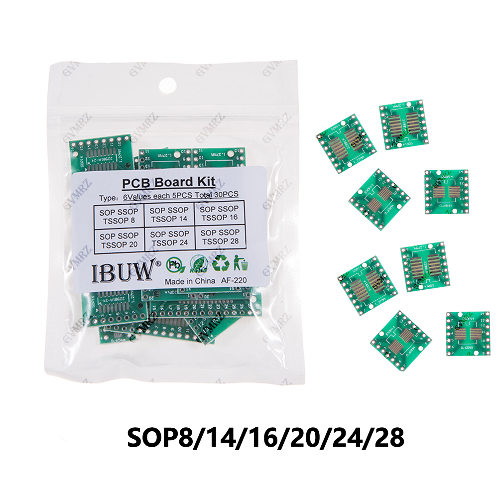 30PCS 6 Waarden SOP SSOP TSSOP - Diy Electronics Com recensie en prijs