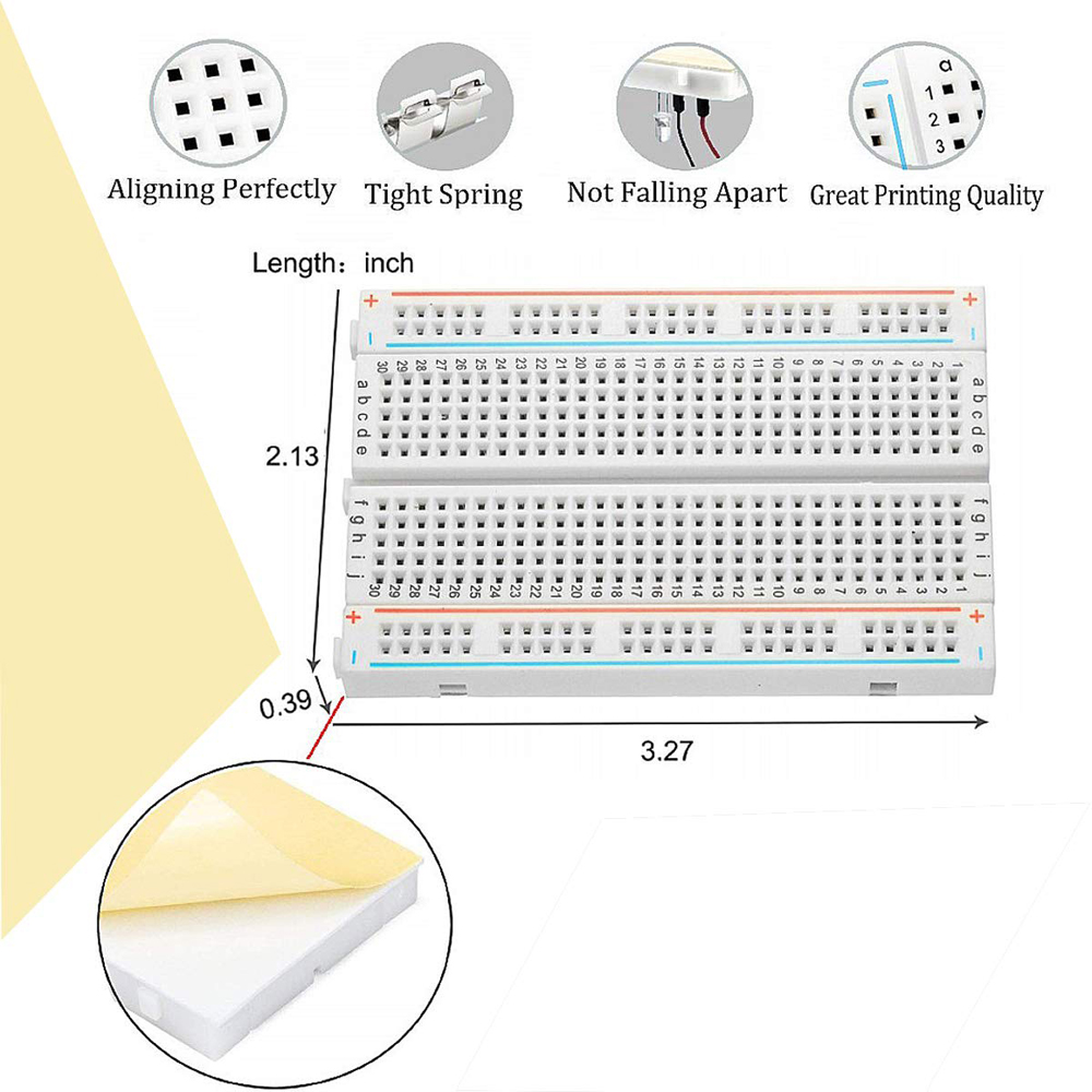 Broodplank Jumper Wire Kit met - Diy Electronics Breadboard recensie en prijs