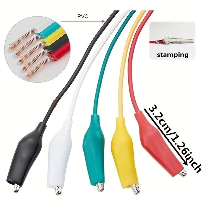 1Set/10PCS Alligator Clips Ele - Crocodile Clip Set recensie en prijs
