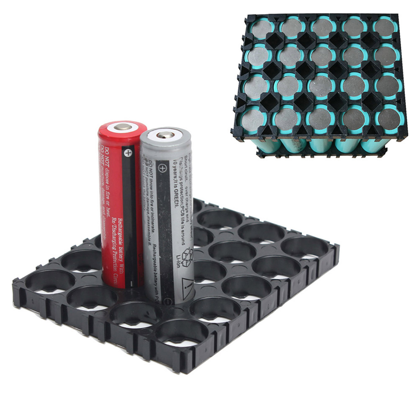 Plastic 18650 Batterijhouder v - Diy Electronics Rack recensie en prijs
